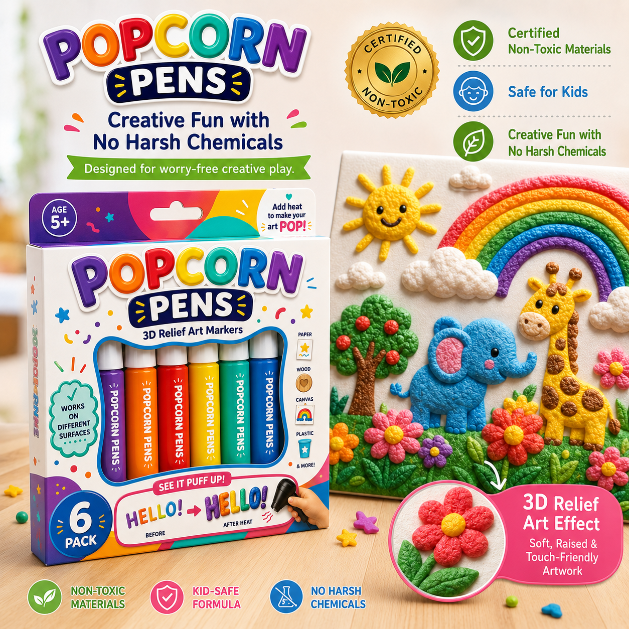 💡🖍️Save 50% by ordering today丨𝐁i𝐥𝐥𝐡𝐨𝐥® 3D Relief Art Pen – Turn Flat Drawings Into Touchable 3D Art🪄